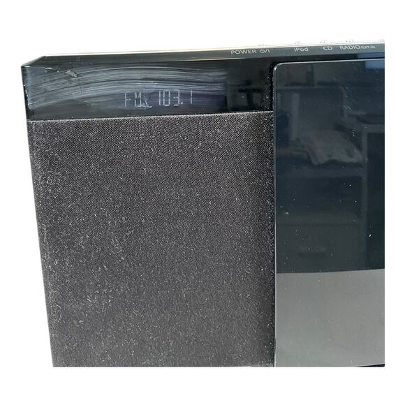 Panasonic SC-HE25 Single CD Player, IPOD Deck w/MP3, AM/FM Receiver Slim Vertica - Picture 2 of 14